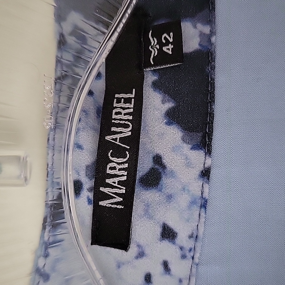 Marc Aurel Women's Animal Print Chiffon Blouse- Size 42 - Picture 2 of 16